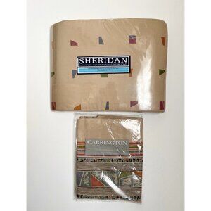 NIP SHERIDAN Australia Carrington Duvet Full/Queen with Jive Pillowcases Vint.
